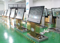 Interactive touchscreen 65 inch , 500cd / m2 multi touch kiosk 8ms Responsive Time DDW-AD6501SNT